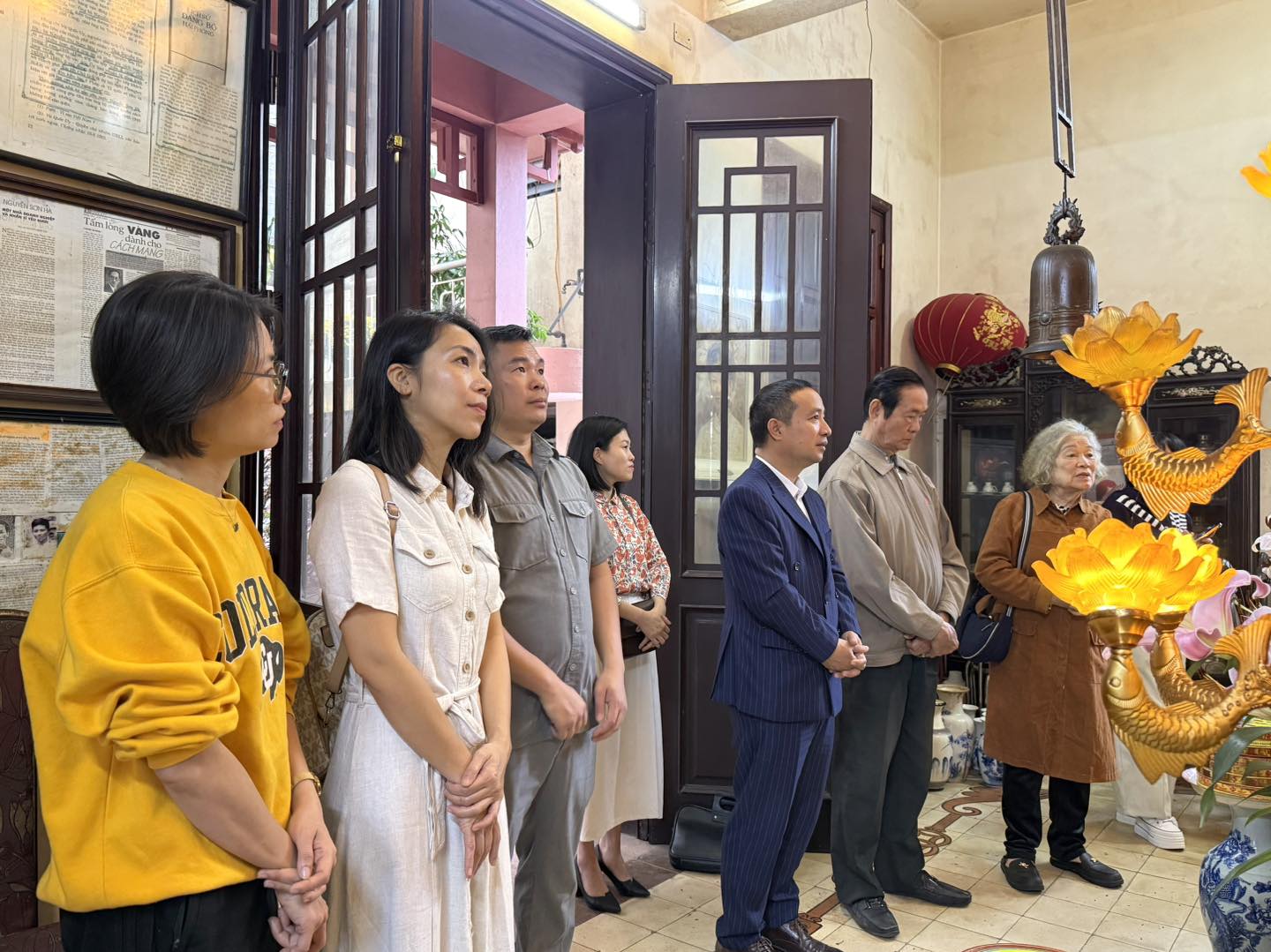 Thăm nhà và thắp hương tưởng nhớ cụ Nguyễn Sơn Hà – doanh nhân yêu nước tiêu biểu của Hải Phòng